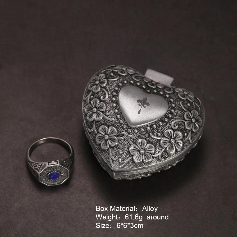 The Originals 925 Sterling Silver Vampire Rings With Natural Lapis Lazuli Stone Damon Stefan's Elija Klaus Rebeka Mikaelson - GQTORCH Jewelry
