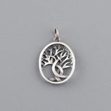 Real 925 Sterling Silver Tree of Life for Women Hollow Design Rings Earrings Pendant Jewelry Set Antient Viking Jewelry - GQTORCH Jewelry