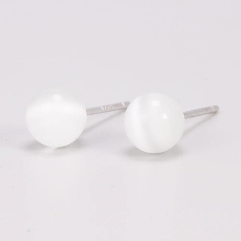Simple Natural Strawberry Balls Earrings 925 Sterling Silver Earings Fashion Jewelry - GQTORCH Jewelry