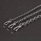 Thin Silver Bracelet Mens Womens Vintage Punk Link Chain 925 Sterling Silver Bracelets Simple Design With Hooks Bileklik - GQTORCH Jewelry