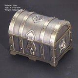 Vintage Alloy Jewelry Box Casket and Heart Shaped 9*7*4.5cm 6*6*3cm For Rings Pendants Necklace Gift Boxes - GQTORCH Jewelry
