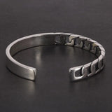 Handmade S925 Sterling Silver Bracelet Retro Hollow Weaving Twisted Glossy Bracelet Sterling Silver Jewelry for Men and Women - GQTORCH Jewelry