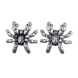 Retro Silver Jewelry S925 Silver Fashion Men and Women Simple Art Design Animal Spider Stud Earrings - GQTORCH Jewelry