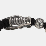 Sterling Silver 999 3D Double Dragon Head Bracelet for Men and Women Pure Handwoven Lucky Rope Bracelet Chinese Knot Jewelry - GQTORCH Jewelry