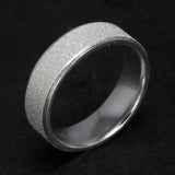 Real Pure 925 Sterling Silver Rings for Women and Men Rough Surfaced Shinning Simple Couple Ring Wedding Band for Lovers - GQTORCH Jewelry