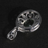 Natural Stones Topaz Quartz Pendant Real Pure 925 Sterling Silver For Women Vintage Women Accessories - GQTORCH Jewelry