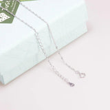 S925 Sterling Silver Necklace for Women Simple Fashion Snake Chain Elegant Female Jewelry - GQTORCH Jewelry