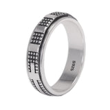 Solid 925 Sterling Silver Rotatable Cross Rings for Men and Women Size 5-13 Christian Jewelry - GQTORCH Jewelry