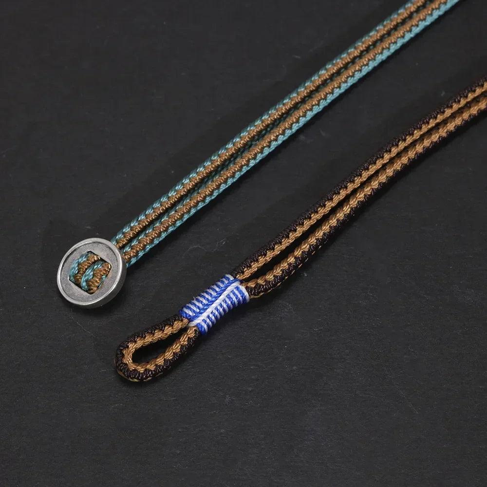 New Arrival Handwoven 925 Sterling Silver Button Bracelet for Men Fashion Classic Hip Hop Rock Bracelet Jewelry - GQTORCH Jewelry