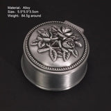 Vintage Alloy Jewelry Box Casket and Heart Shaped 9*7*4.5cm 6*6*3cm For Rings Pendants Necklace Gift Boxes - GQTORCH Jewelry