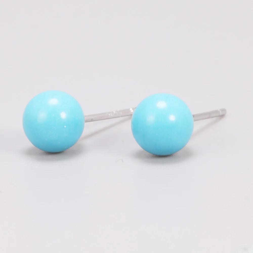 Simple Natural Strawberry Balls Earrings 925 Sterling Silver Earings Fashion Jewelry - GQTORCH Jewelry