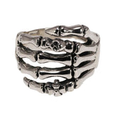 Rock Style Skeleton Ring 925 Sterling Silver Jewelry Cool Thai Silver Ring Men's Index Finger Wholesale - GQTORCH Jewelry