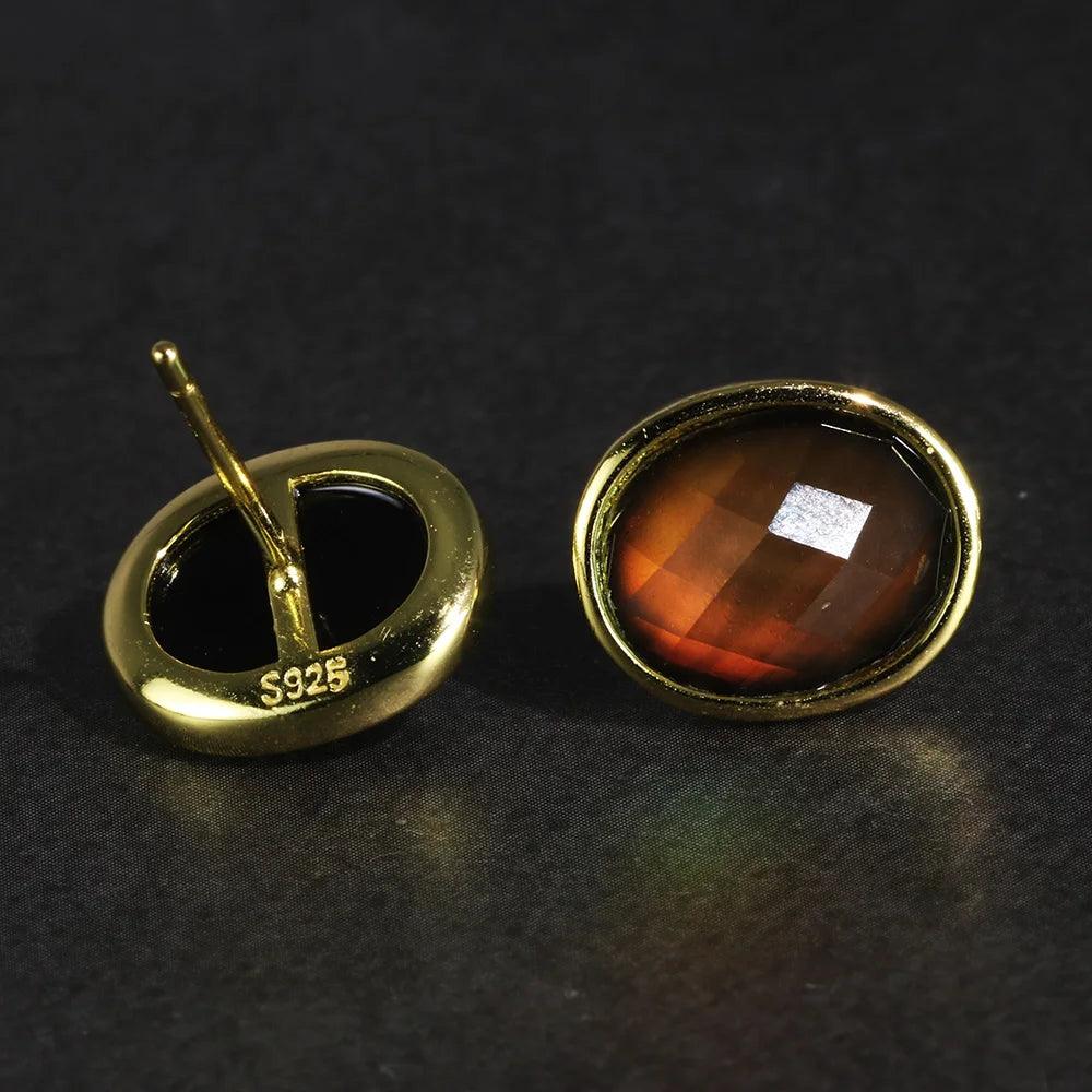 Temperature Sensing Color Changed Jewelry Sets For Women Sterling Silver 925 Rings Earrings Pendant Personalized Adjustable Size - GQTORCH Jewelry