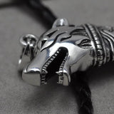 Thai Silver Wolf Tooth Pendant Genuine 925 Sterling Silver Necklaces Pendants For Men Steampunk Vintage style Men Jewelry - GQTORCH Jewelry