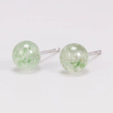 Simple Natural Strawberry Balls Earrings 925 Sterling Silver Earings Fashion Jewelry - GQTORCH Jewelry