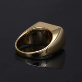 925 Sterling Silver Gemstone Signet Ring for Women 18k Gold Plated Citrine Pink Quartz Simple Fashion Party Jewelry Accessories