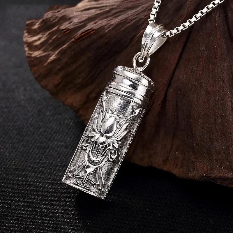 Sterling Silver 925 Pendant Openable Personalized Floating Locket Gifts For Men And Women Fine Jewelry Pendente - GQTORCH Jewelry