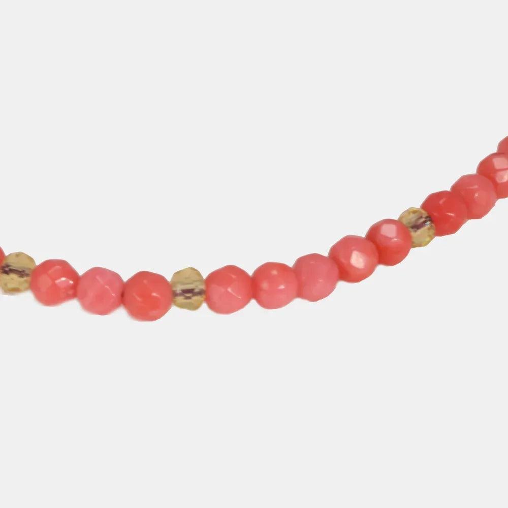 Natural Stone Minimalist Small Beads Bracelets For Women Pink Corallite 3mm Crystal Handmade Strand Bracelet Charm DIY Jewelry - GQTORCH Jewelry