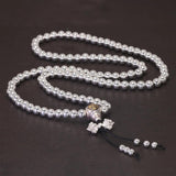 Real 925 Sterling Silver Multi Layers Round 108 Beads Bracelet For Women Buddhist Handmade DIY Beaded Jewelry - GQTORCH Jewelry