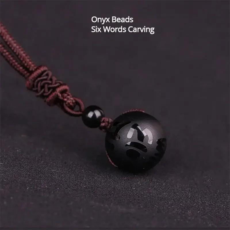 Necklaces & Pendants Natural Stone Pendants Mixed Beads Ball Shifting Lucky Love For Women And Men Fengshui Jewelry - GQTORCH Jewelry