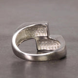Real Silver Mens Rings Simulated Diamond Hip Hop Pinky Bridesmaid Jewelry Fine Jewelry - GQTORCH Jewelry