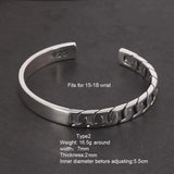 Handmade S925 Sterling Silver Bracelet Retro Hollow Weaving Twisted Glossy Bracelet Sterling Silver Jewelry for Men and Women - GQTORCH Jewelry