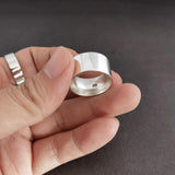 Real 925 Sterling Silver Rings for Men Women Couple of Lovers Rings Simple Plain Comfortable Fits Wedding Band - GQTORCH Jewelry