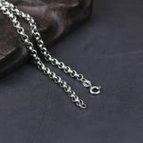Genuine 925 Sterling Silver Sweater Chains Necklaces For Women And Men Round Shape Beaded Necklace Accessories 18-32 inch - GQTORCH Jewelry