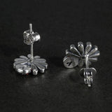 Real Sterling Silver 925 Earrings Sweet Cute Daisy & Insects Earrings For Women Ladies Fine Jewellery Bijoux - GQTORCH Jewelry