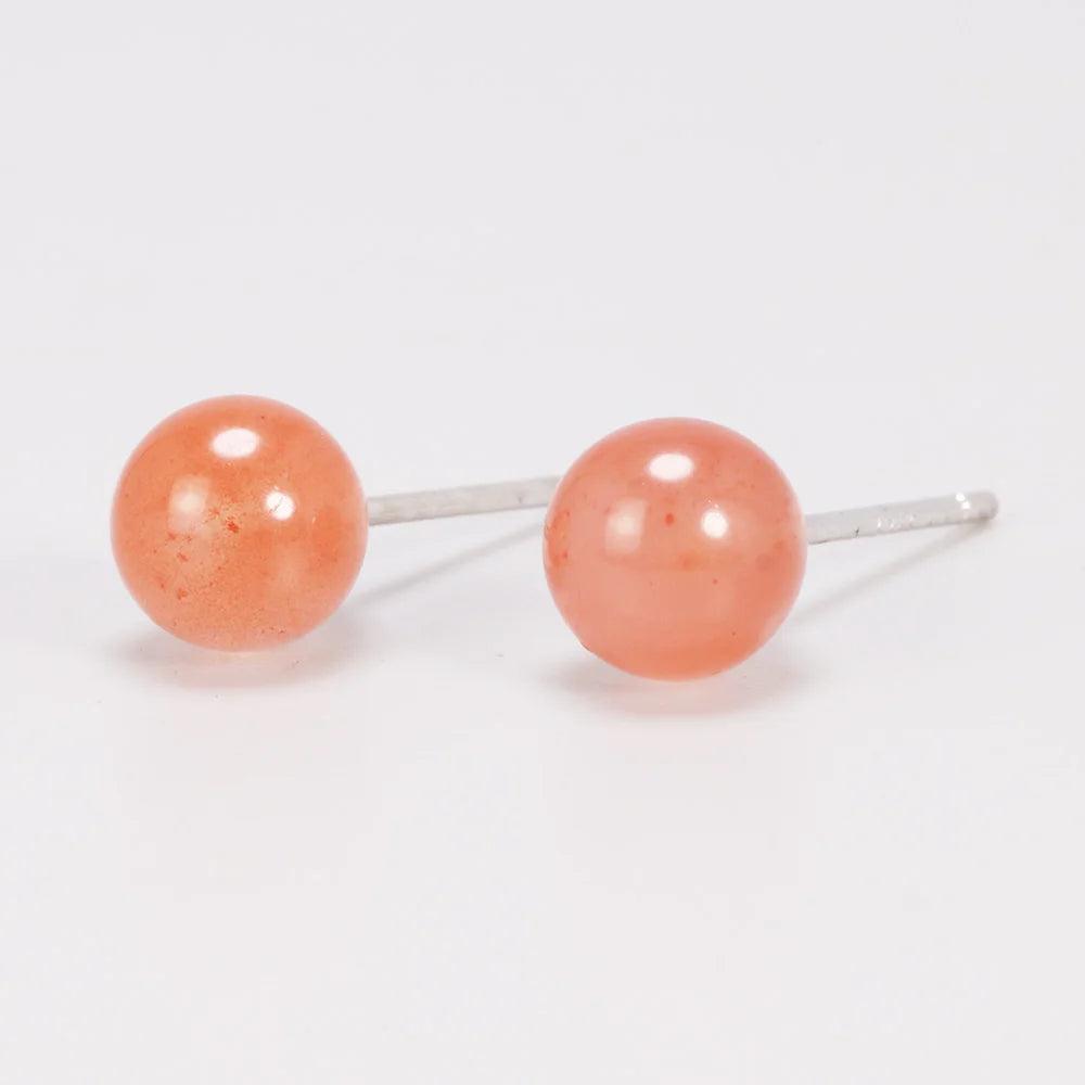 Simple Natural Strawberry Balls Earrings 925 Sterling Silver Earings Fashion Jewelry - GQTORCH Jewelry