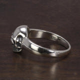 S925 Sterling Silver Vintage Skeleton Ring for Men Skull Punk Hip Hop Rock Ring Retro Simple Style Jewelry - GQTORCH Jewelry