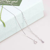 S925 Sterling Silver Necklace for Women Simple Fashion Snake Chain Elegant Female Jewelry - GQTORCH Jewelry