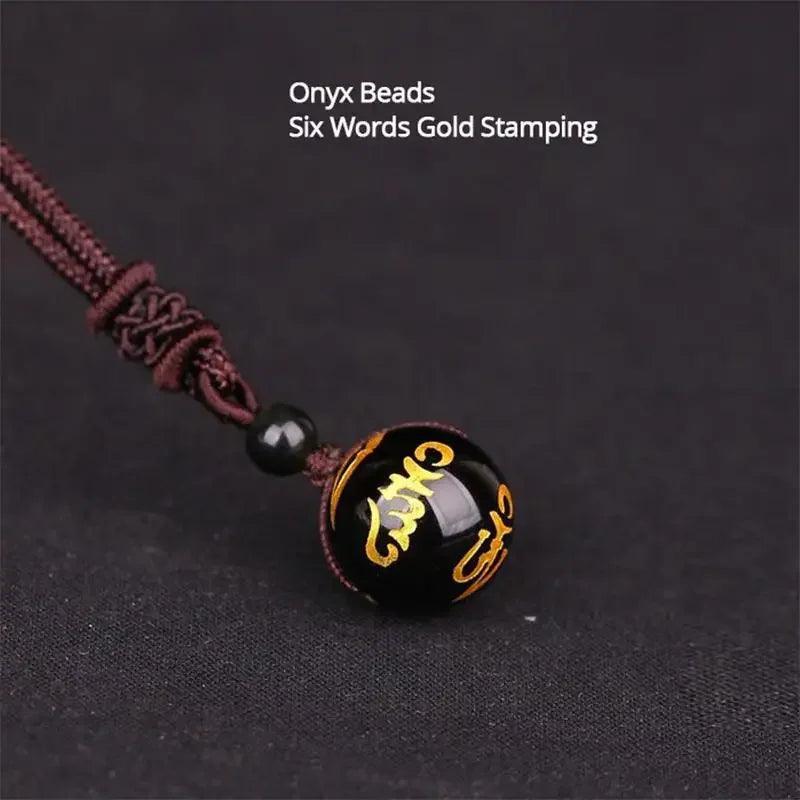 Necklaces & Pendants Natural Stone Pendants Mixed Beads Ball Shifting Lucky Love For Women And Men Fengshui Jewelry - GQTORCH Jewelry