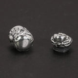 Real 925 Sterling Silver Buddha Lockets Floating Mantra Lotus Pendants Openable Antique Buddhist Prayer Box Talisman Amulet - GQTORCH Jewelry