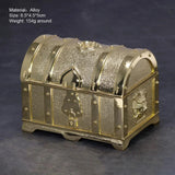 Vintage Alloy Jewelry Box Casket and Heart Shaped 9*7*4.5cm 6*6*3cm For Rings Pendants Necklace Gift Boxes - GQTORCH Jewelry