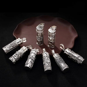 Sterling Silver 925 Pendant Openable Personalized Floating Locket Gifts For Men And Women Fine Jewelry Pendente - GQTORCH Jewelry