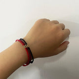 Red Black Rope Bracelet Lucky Bracelet Women's and Men's Rope Cord Handmade Friendship Simple Jewelry - GQTORCH Jewelry