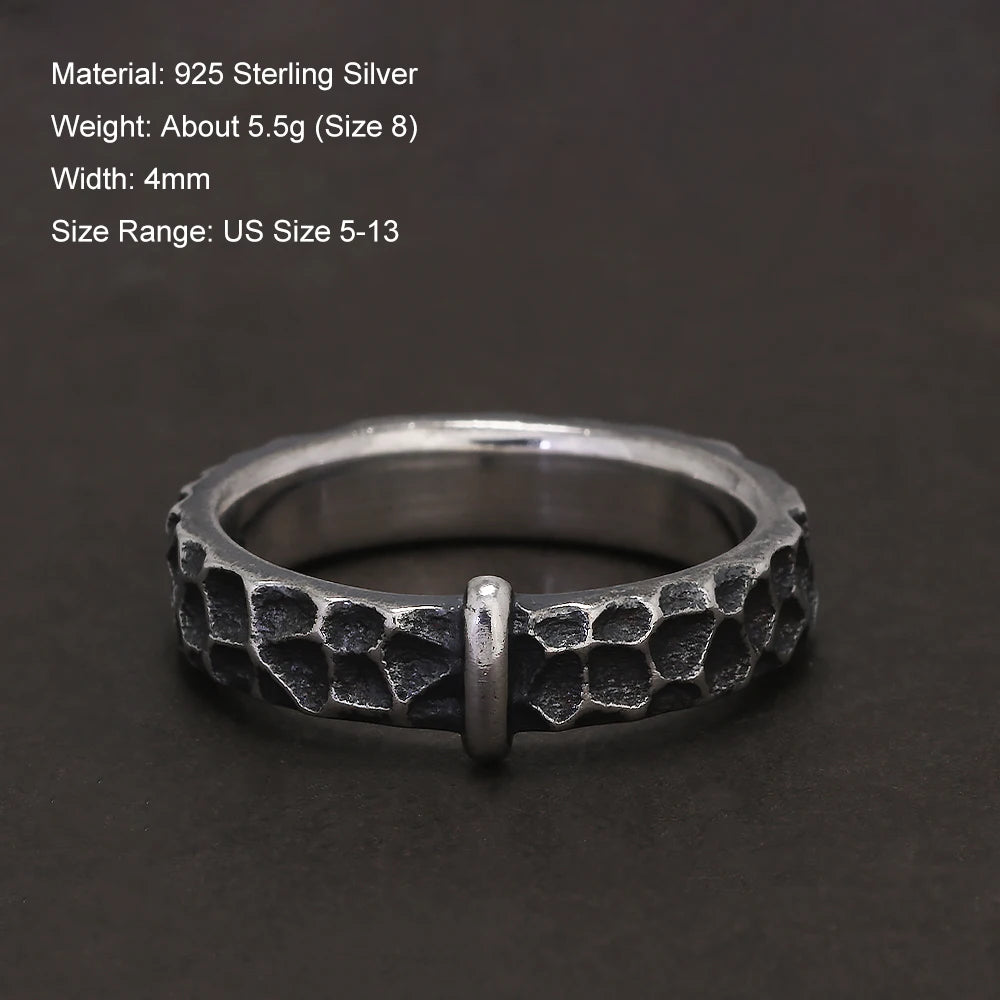 Authentic 925 Sterling Silver Outlander Claire Ring Women Men Vintage Wedding Band Movie TV Show Jewelry Gift for Anniversary