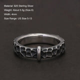Authentic 925 Sterling Silver Outlander Claire Ring Women Men Vintage Wedding Band Movie TV Show Jewelry Gift for Anniversary