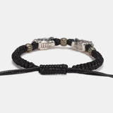 Sterling Silver 999 3D Double Dragon Head Bracelet for Men and Women Pure Handwoven Lucky Rope Bracelet Chinese Knot Jewelry - GQTORCH Jewelry