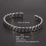 Handmade S925 Sterling Silver Bracelet Retro Hollow Weaving Twisted Glossy Bracelet Sterling Silver Jewelry for Men and Women - GQTORCH Jewelry