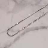 S925 Sterling Silver Lady Bead Necklace Adjustable Simple Fashion Elegant Jewelry - GQTORCH Jewelry
