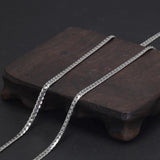 S925 Sterling Silver Vajry Pestle 3mm Whip Rope Men Necklace Punk Rock Style Cool Fashion Long Necklace - GQTORCH Jewelry