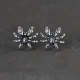 Retro Silver Jewelry S925 Silver Fashion Men and Women Simple Art Design Animal Spider Stud Earrings - GQTORCH Jewelry