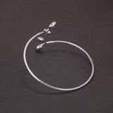 925 Sterling Silver Leaf Open Cuff Bracelet Earrings with Opal Jewelry Set for Girl Women Vintage Elegant Trendy Style