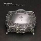 Vintage Alloy Jewelry Box Casket and Heart Shaped 9*7*4.5cm 6*6*3cm For Rings Pendants Necklace Gift Boxes - GQTORCH Jewelry