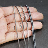 Real Pure 925 Sterling Silver Necklace Chain Women And Men Vintage Foxtail 1.6mm Retro Solid Thai Silver Italy Fine Jewelry - GQTORCH Jewelry