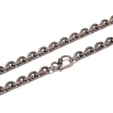 Real Pure 925 Sterling Silver Necklaces For Men And Women Vintage Viking Link Chain Punk Jewellery