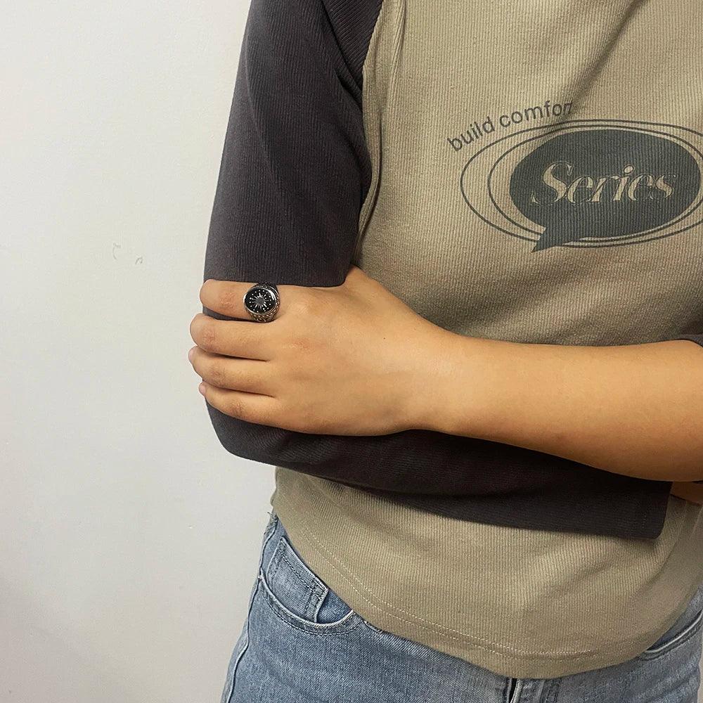 Original 925 Sterling Silver Turkish Rings for Men Muslim Signet Retro Design Star Moon Turkey Flag Jewelry Gift - GQTORCH Jewelry