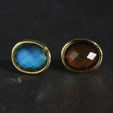 Temperature Sensing Color Changed Jewelry Sets For Women Sterling Silver 925 Rings Earrings Pendant Personalized Adjustable Size - GQTORCH Jewelry